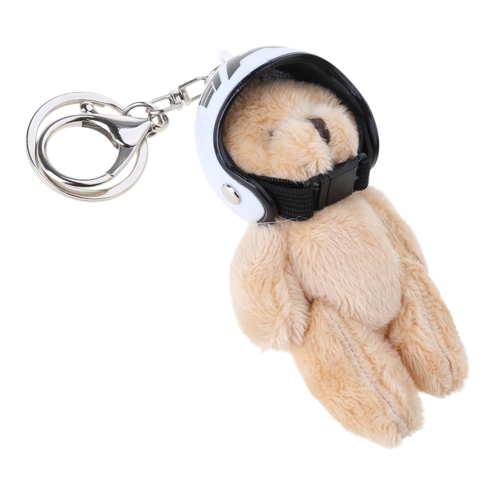 Amazon.co.jp: [ZOZOYY] クマ キーホルダー ヘルメット付き
